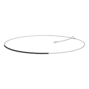 Colier argint cu spinel negru DiAmanti SK22503N-G (Argint 925‰ 2,1 g.)